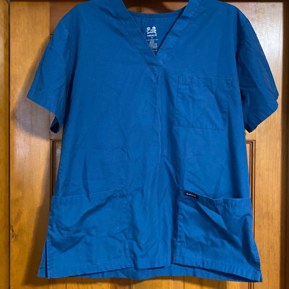 Caribbean Blue Unisex Scrub Set